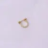 Ear Cartilage Rings & Studs Fashion Geometric Copper Plating Artificial Gemstones