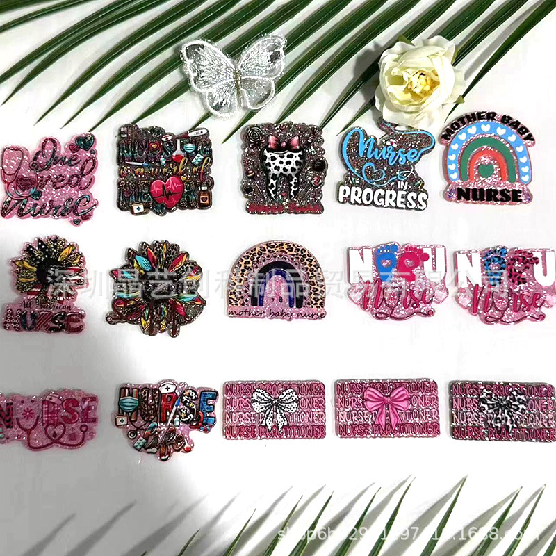 Wholesale Sequin Acrylic DIY Aessories - Nurse Series