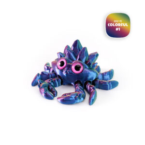 Crystal gem crab (colorful no. 1)