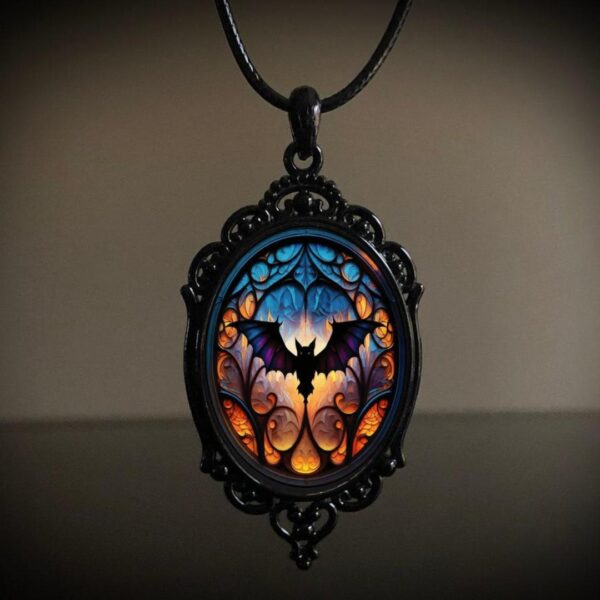 Wholesale Cross-border foreign trade retro Gothic Halloween pendant necklace factory direct