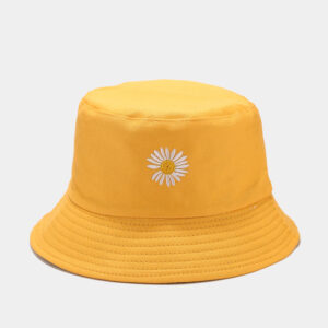Cotton chrysanthemum yellow rice double-sided wear / M(56-58cm)