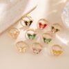 Wholesale Korean style sweet butterfly diamond ring for women ins trendy fashion personality light luxury niche design sense online celebrity ring