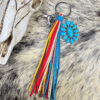 Wholesale Tassel Turquoise Retro Western Style Keychain