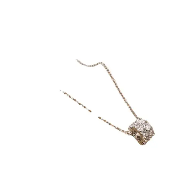 Real Gold Plated Round 304 Stainless Steel Fashion Waterproof Non Tarnish Necklace