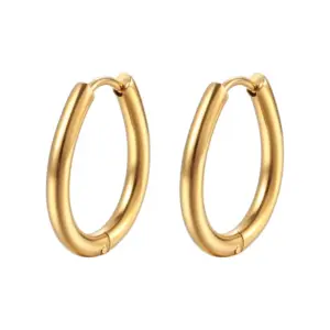 N Water Drop Ear Clip Gold One