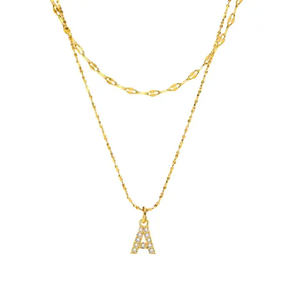 Wholesale 201 Stainless Steel Copper Vacation Simple Style Plating Inlay Letter Zircon