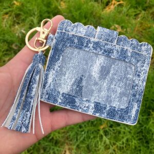 Dark blue denim patch