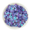 Wholesale 10MM inted concave plum 3D five-finger flower sequin clothing hand-sewn beads earrings aessories diy jewelry material bag