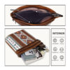 Wholesale Cross-Border Bohemian Ethnic Style Two-Piece Crossbody Bag Canvas Zipper Half-Moon Bag Large Capacity Commuter Shoulder Bag