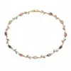 Wholesale Jewelry Elegant Luxurious Romantic Branches And Leaves Flower Copper Zircon 18K Gold Plated Plating Inlay Handmade Chain Bracelets