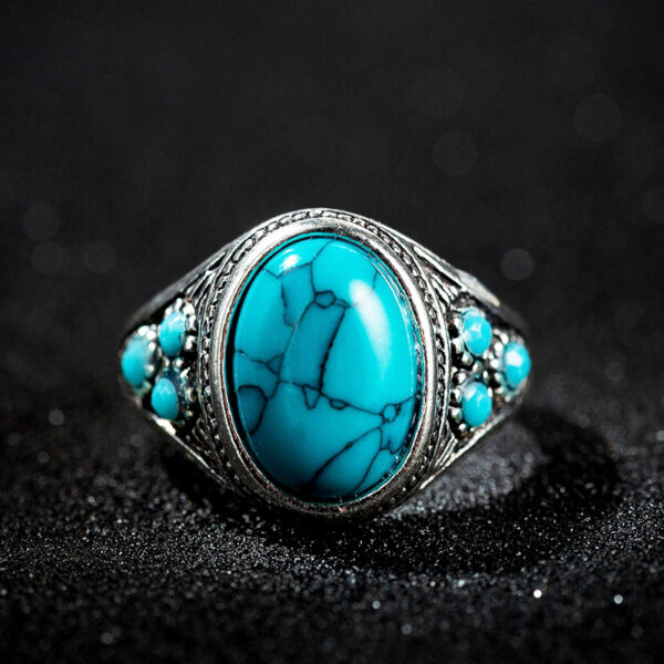 Wholesale Vintage Imitation Turquoise Ring