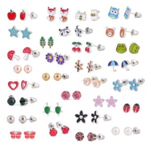 Wholesale Mixed Color Cute Animal Earrings