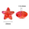 Wholesale Colorful Star-Shaped Beads