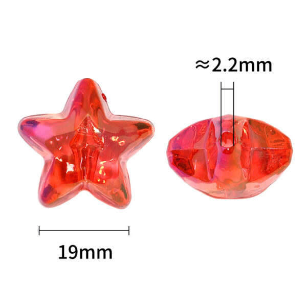 Wholesale Colorful Star-Shaped Beads