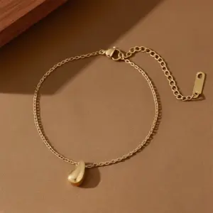 S02004-Water Drop-Bracelet- Gold