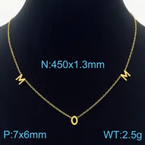 Gold Necklace Kn236020-KLX