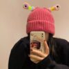 Wholesale Cute and Funny Frog Knitted Woolen Hat