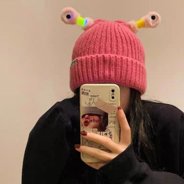 Wholesale Cute and Funny Frog Knitted Woolen Hat