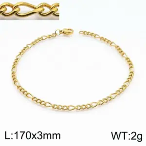 Gold 170 * 3mm = Bracelet KB146841-Z