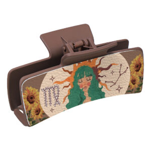 10-5 square pu leather virgo