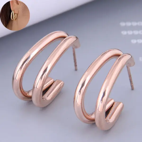 Wholesale Titanium Steel Circle Fashion For