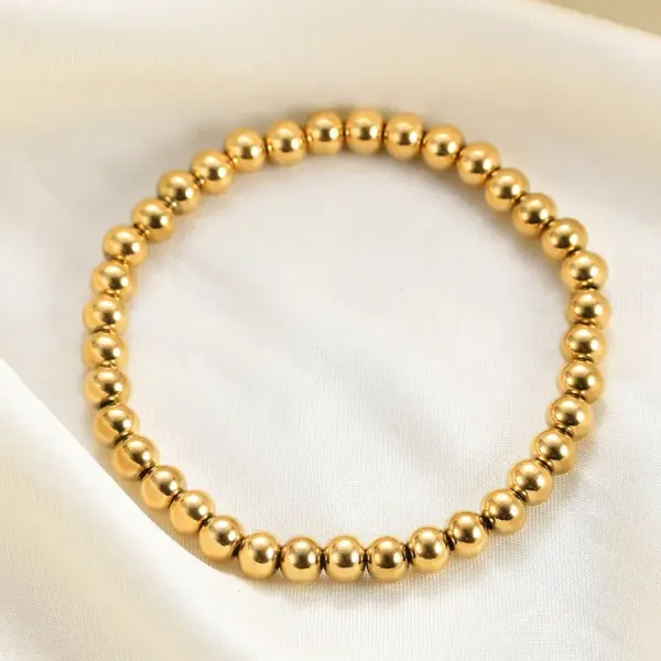 Retro Geometric Titanium Steel Stoving Varnish Bracelets 1 Piece