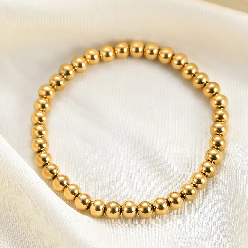 Wholesale Retro Geometric Titanium Steel Stoving Varnish Bracelets 1 Piece