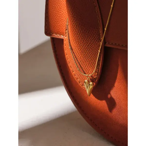 Wholesale PVD Coated Real Gold Plated Heart Shape Titanium Steel Fashion Waterproof Non Tarnish Pendant Necklace