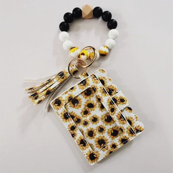 oly-bb28381ee7280631903b95257e0ee548 Wholesale Keychain Card Holder Pu Tassel Id Bag Wrist Keychains
