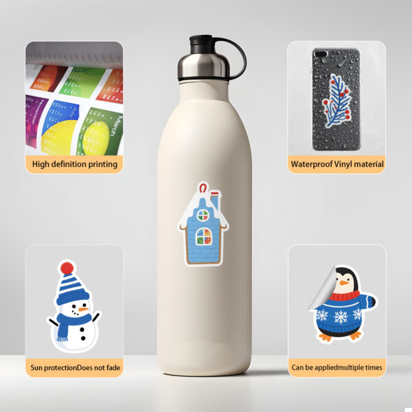 Wholesale DIY Wraps For Craft Christmas Graffiti Sticker Water Cup