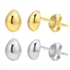 Wholesale PVD Coated Gold Plated Water Droplets 304 Stainless Steel Simple Style Waterproof Non Tarnish 304 Stainless Steel Ear Studs