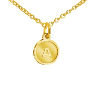 Gold Necklace / Letter N