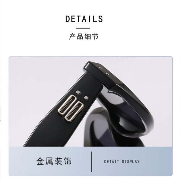 Wholesale Jennie's New Gm Retro Cat-Eye Sunglasses for Women with Small Faces, High-End Small Frames, European and American Street Photography, Sexy Sunglasses