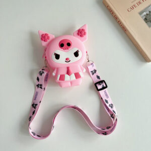 Pink Tie Kuromi Medium Bag