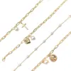 Wholesale Simple Style Cross Heart Shape Artificial Pearl Alloy Plating Gold Plated Women's Bracelets