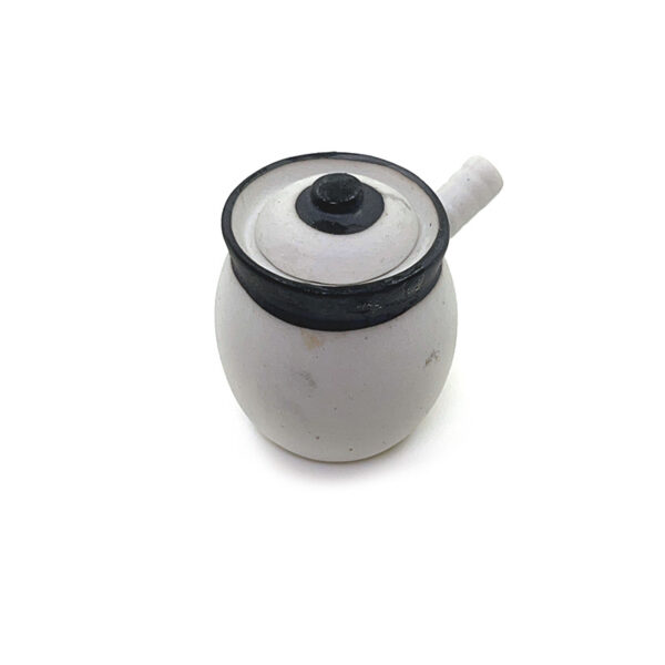 Wholesale 1:12 DIY Dollhouse Miniature Soup Pot Miniature Simulation Soup Pot Clay Pot Soup Pot