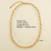 304 Stainless Steel Chain PVD Coated Stone-Free Real Gold Plated Simple Style Commute Waterproof Non Tarnish Paperclip Chain Micro Super Whisper Thin Chain Ball Chain Lobster Trigger Clasp Closure Necklace Choker