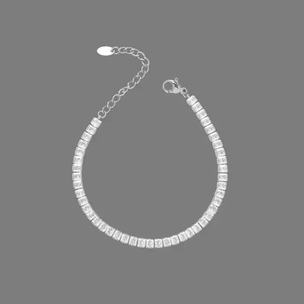 PVD Coated Real Gold Plated 18K Gold Solid Color 304 Stainless Steel Elegant Waterproof Non Tarnish 304 Stainless Steel Bracelets