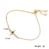 Wholesale Jewelry Retro Simple Style Cross Copper Bracelets Box Chain