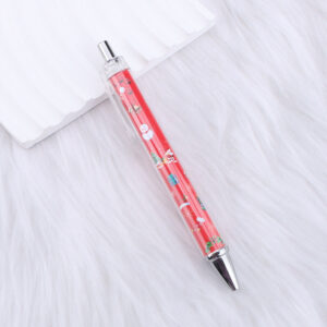 Bullet-shaped 0.7mm black / 8-Red Christmas
