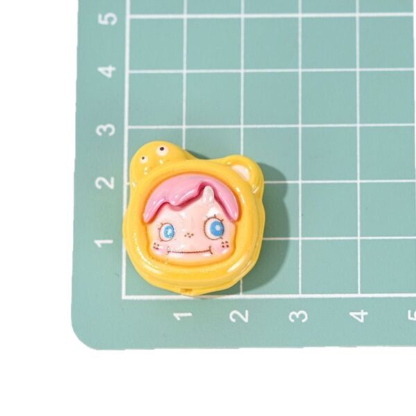 Wholesale Cartoon cute grain pull cloth UV plated straight hole beads OLY Exclusive