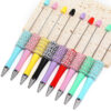 Wholesale Heavy Industry DIY Beadable Pen Multicolor Pearl Beaded Pen