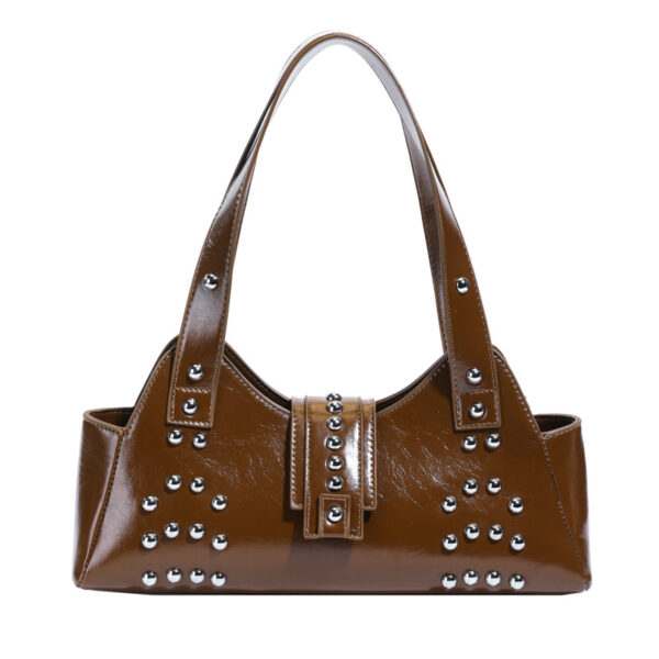 Wholesale Vintage Rivet Handbag High-end Women's Shoulder Bag Underarm Bag