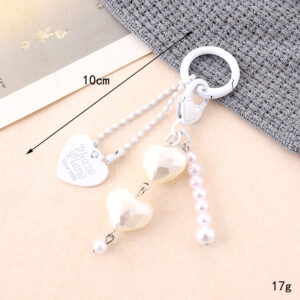 K4616 bead chain pearl love pendant / Small pendant