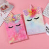 Wholesale Plush Cartoon Unicorn Notebook Children's Pink Unicorn Notebook