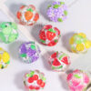 Wholesale Soft pottery color simulation fruit beads straight hole loose beads beads wearable pen diy mobile phone chain key chain bag chain accessories