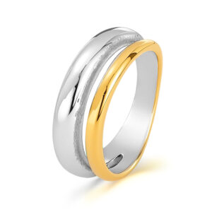 GJ709-Steel Ring Room Gold No. 6