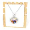 Wholesale Simple Style Heart Shape Natural Stone Plating Pendant Necklace