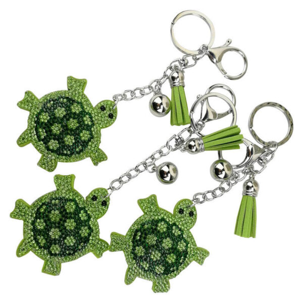 Wholesale Turtle Water Diamond Keychain