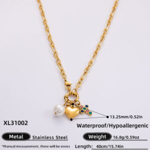 XL31002 / Electroplated 18k real gold
